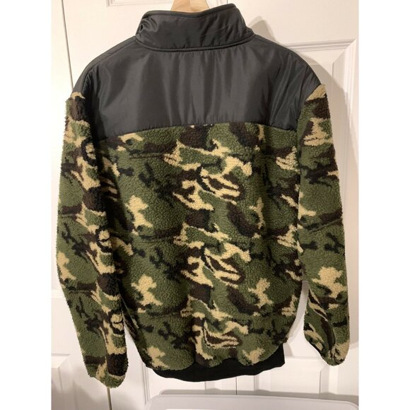ORIGINAL DELUXE SUPPLY 1/4 Zip Pullover Polar Fleece Camo Jacket Shirt NWT L $46 - Picture 6 of 6